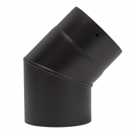 Codo 45º vitrificado negro mate - Exojo