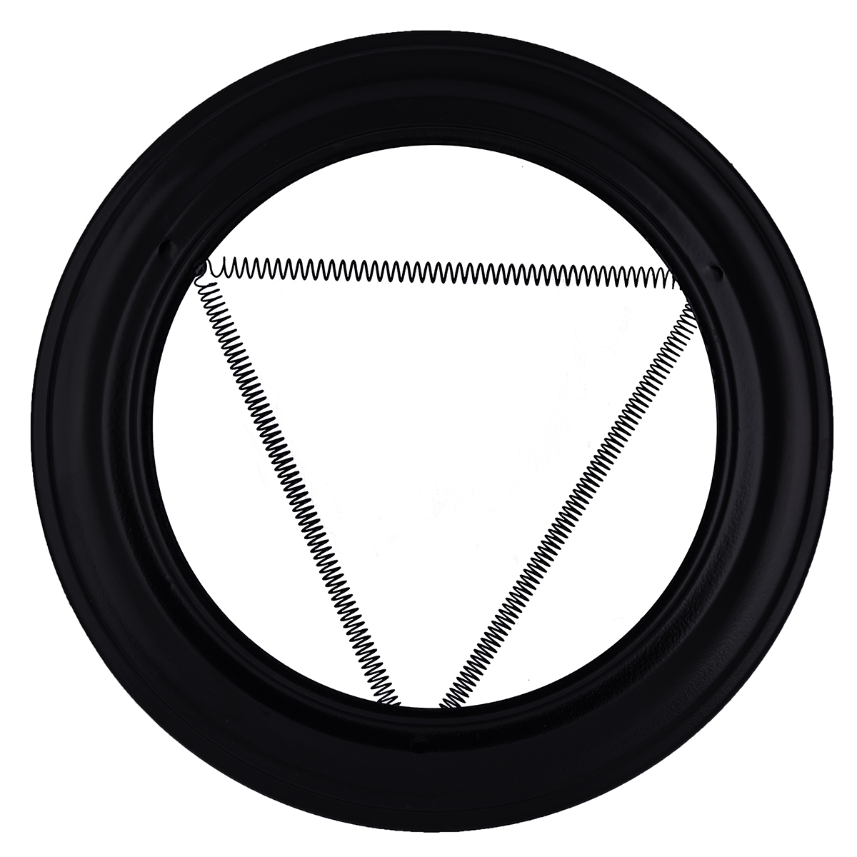 Trim for matt vitrified tubes