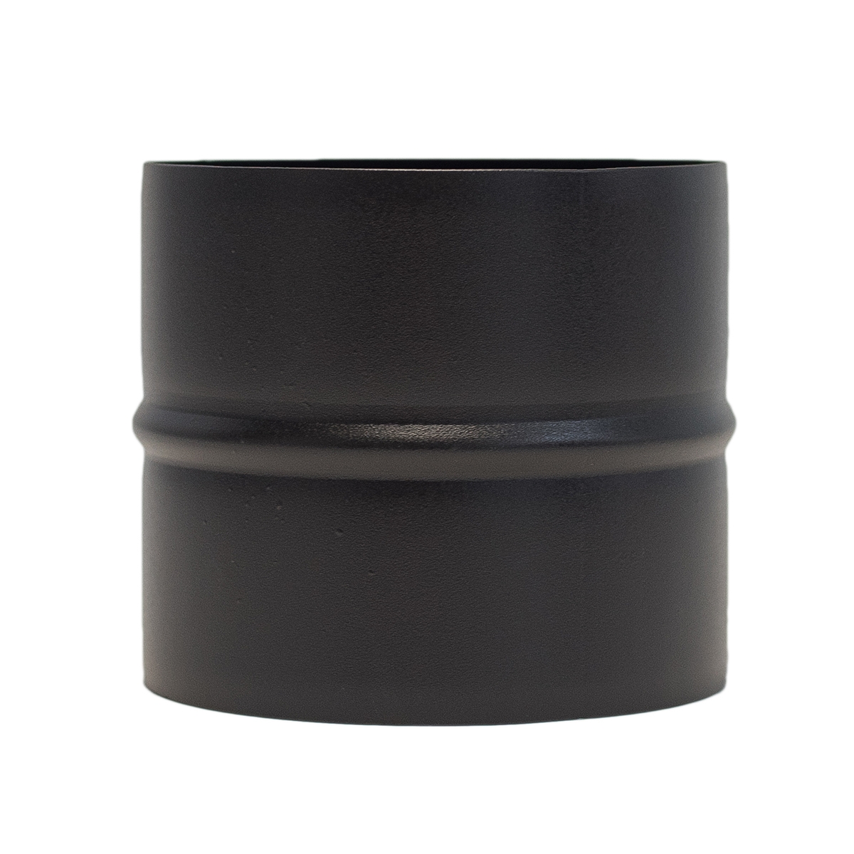 Matte black vitrified union sleeve male-male