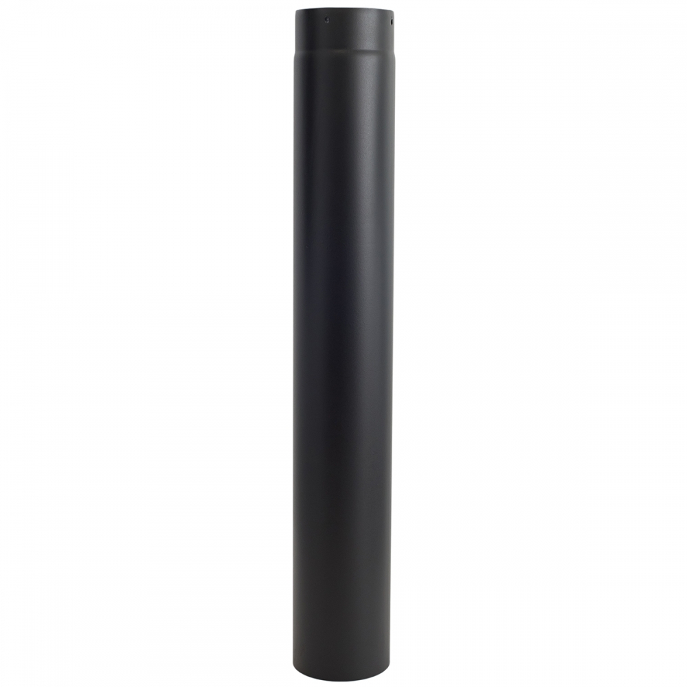 100 cm mattschwarzes vitrifiziertes Rohr
