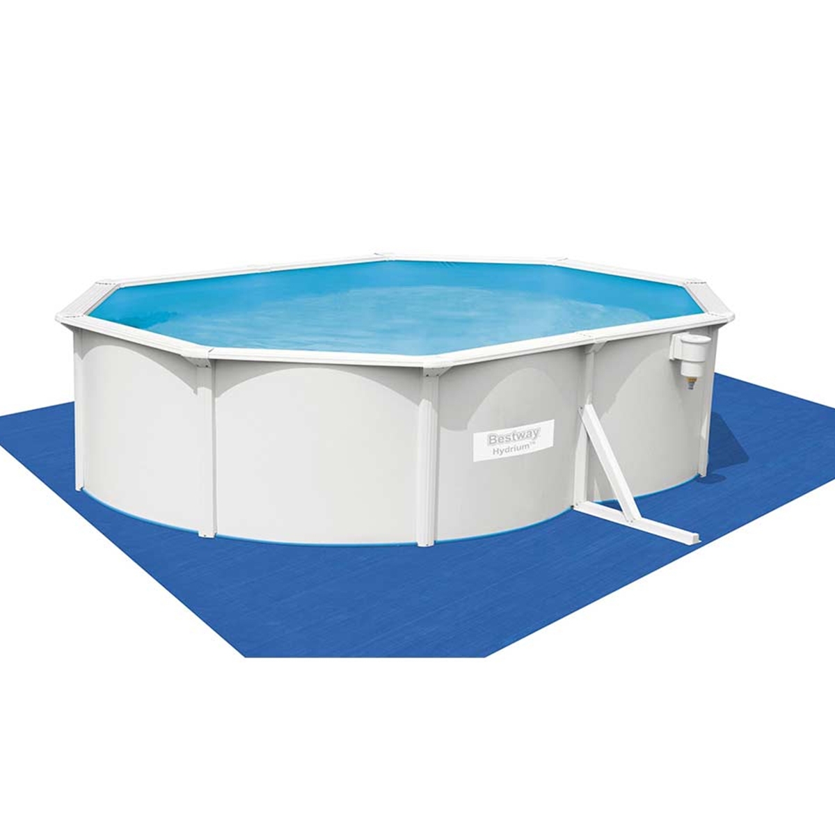 Piscinas e jardim Bestway - Oval Hydrium Bestway piscina em aço Ø 500 x 360 x 120 cm
