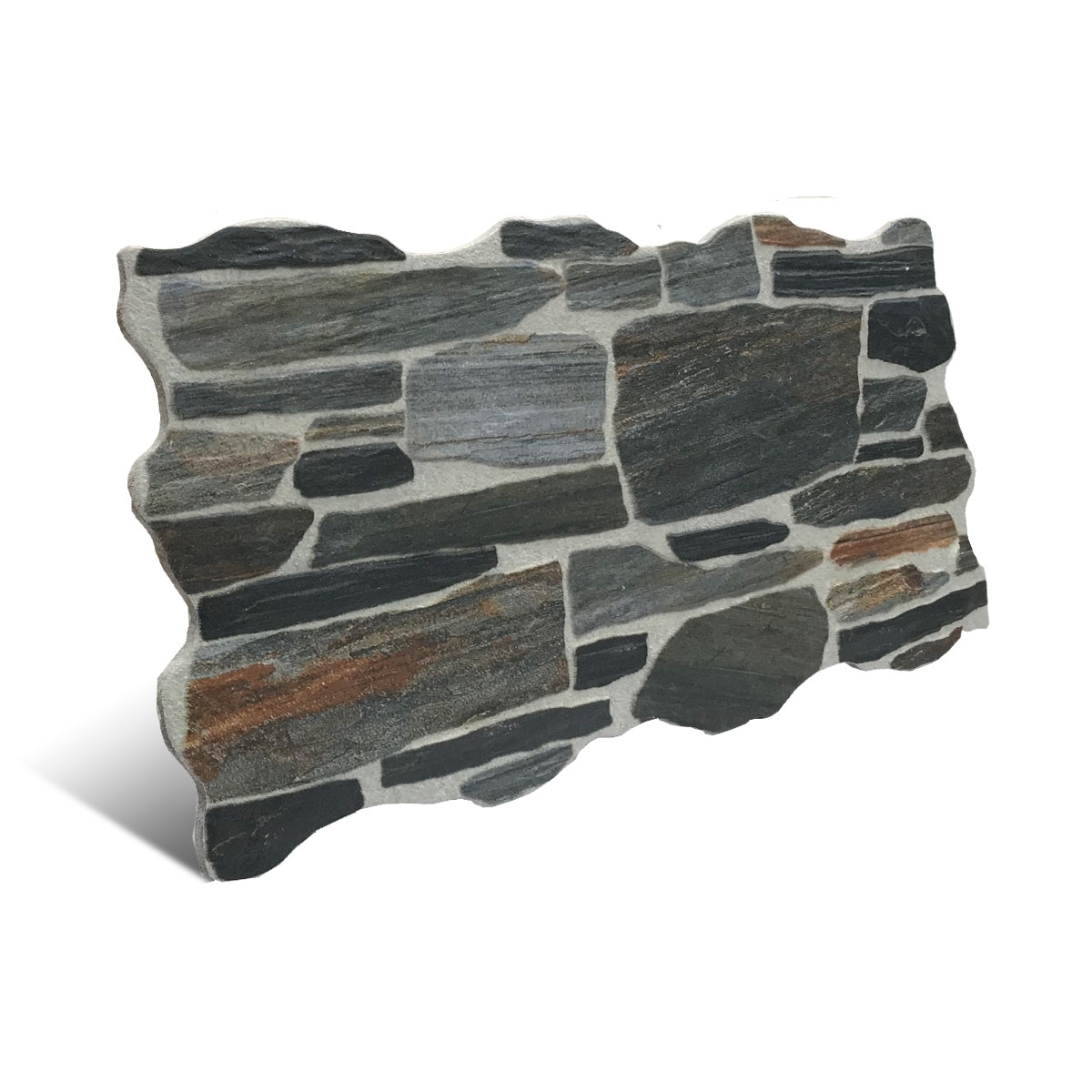 Stone imitation coating - Mijares - Jaca Graphite 26.3x47.5 cm (box of 0.93 m2)