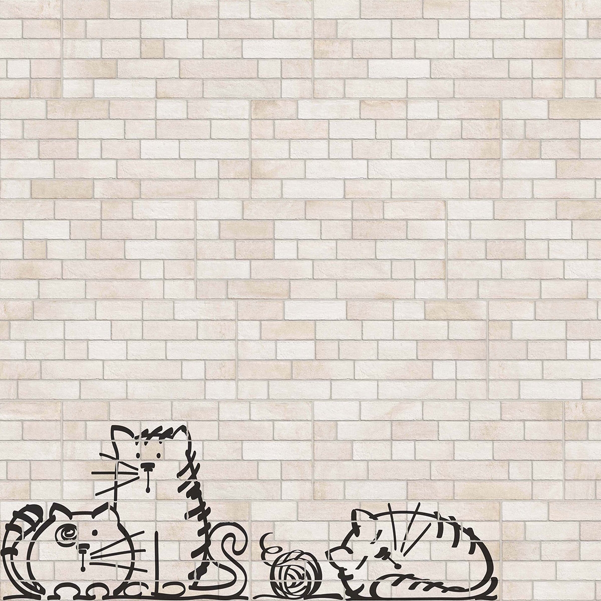 Revestimento de imitação de tijolo Vives - Nuney Arena 20x50