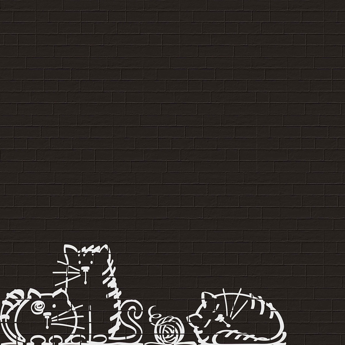 Enduit imitation brique Vives - Nuney Noir 20x50