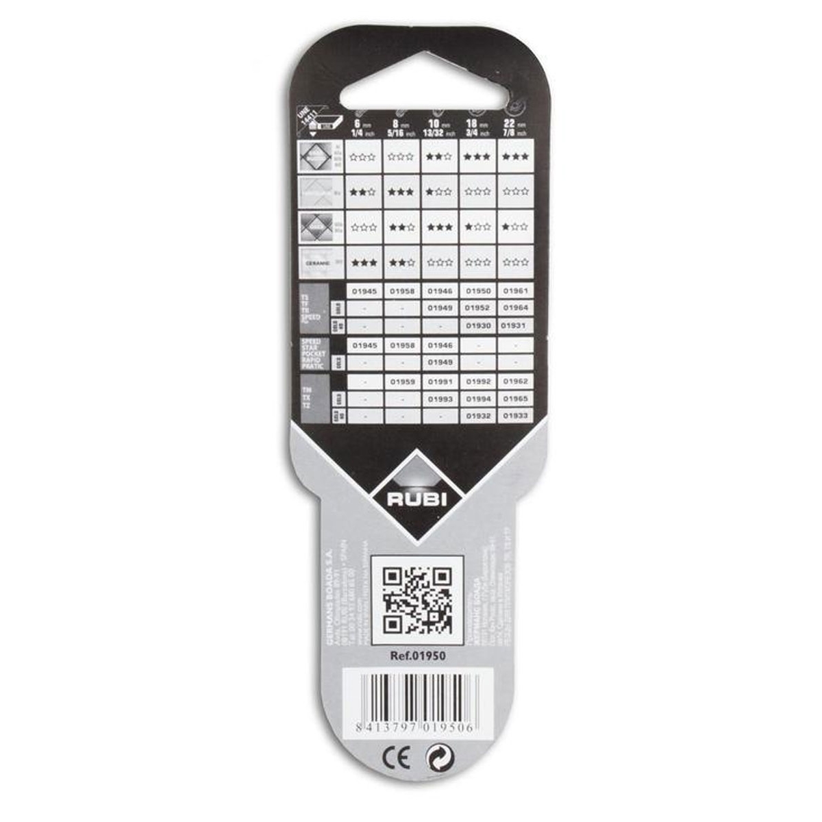 Molette de pointage de 18 mm de diamètre pour coupeuse manuelle