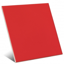 Matte red color 20x20 cm (box 1 m2)