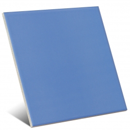 Medium blue matte color 20x20 cm (box 1 m2)