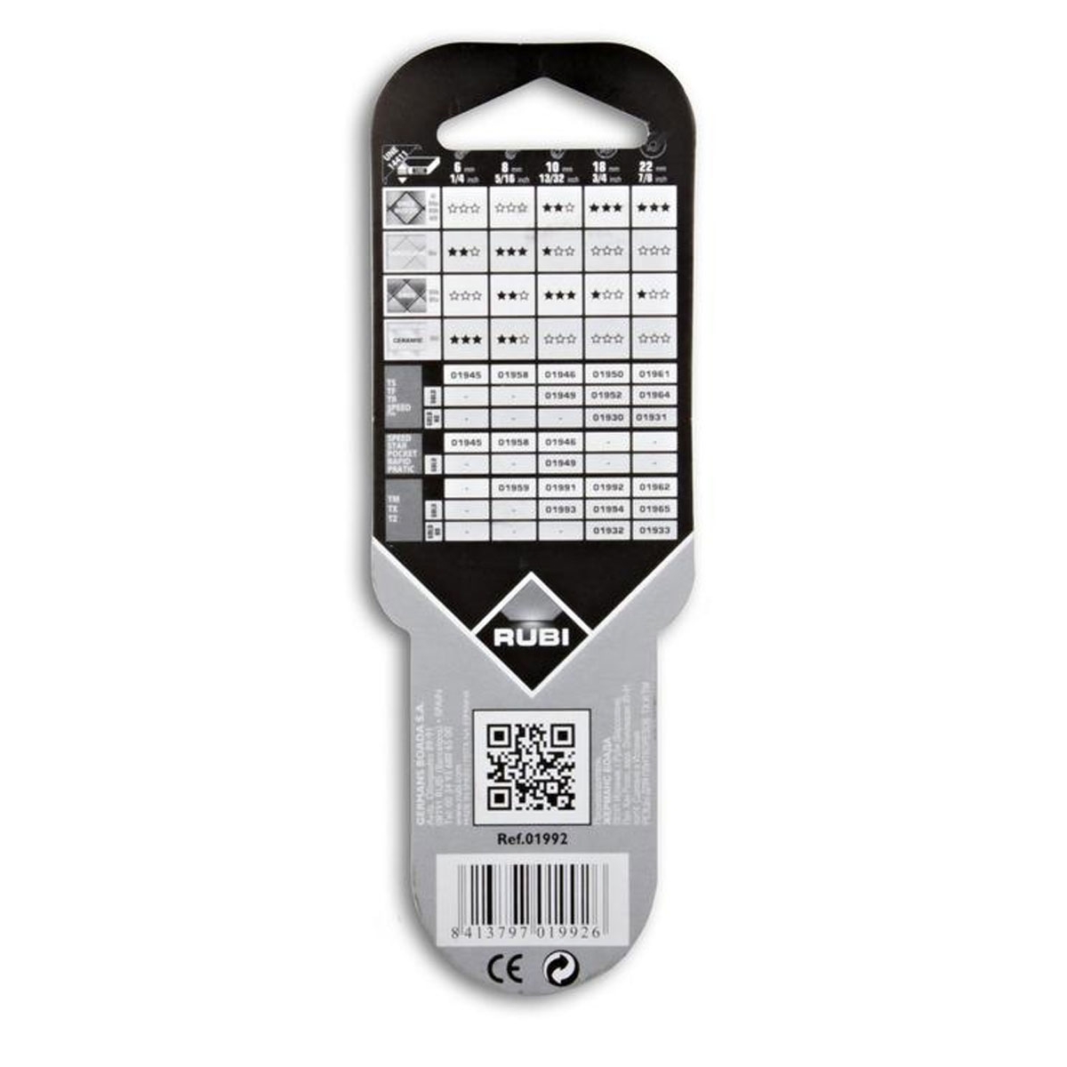 Molette d’inciseur PLUS de 18 mm de diamètre pour coupeuse manuelle