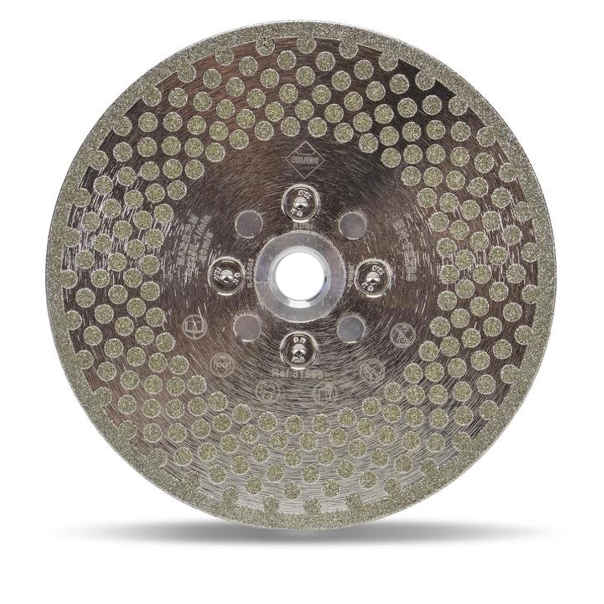 Disco de corte e retificação de diamante ECD 115mm 2 em 1 SUPER PRO - Rubi