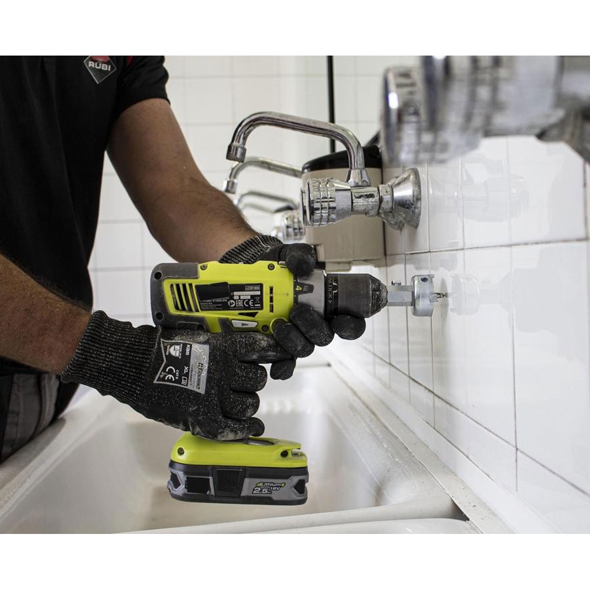 Accesorios para herramientas Rubi - Broca de carburo de tungsteno de 45mm de diámetro