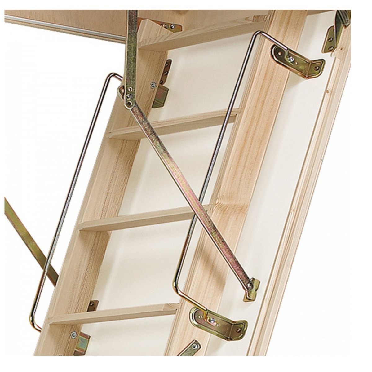 Imagem da escada retrátil de madeira C3T ISO