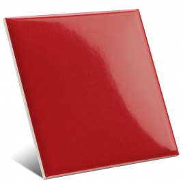 Azulejo de porcelana para piscina Vermelho 10x10 (caixa 0,5m2)