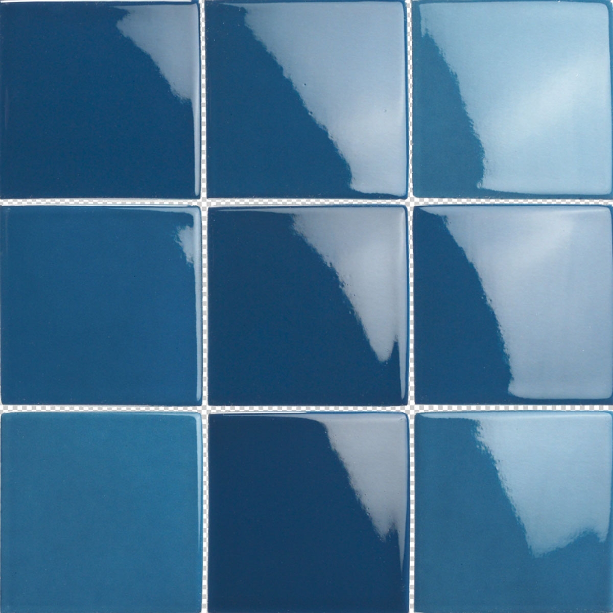 Indigo Porcelain Pool in mesh