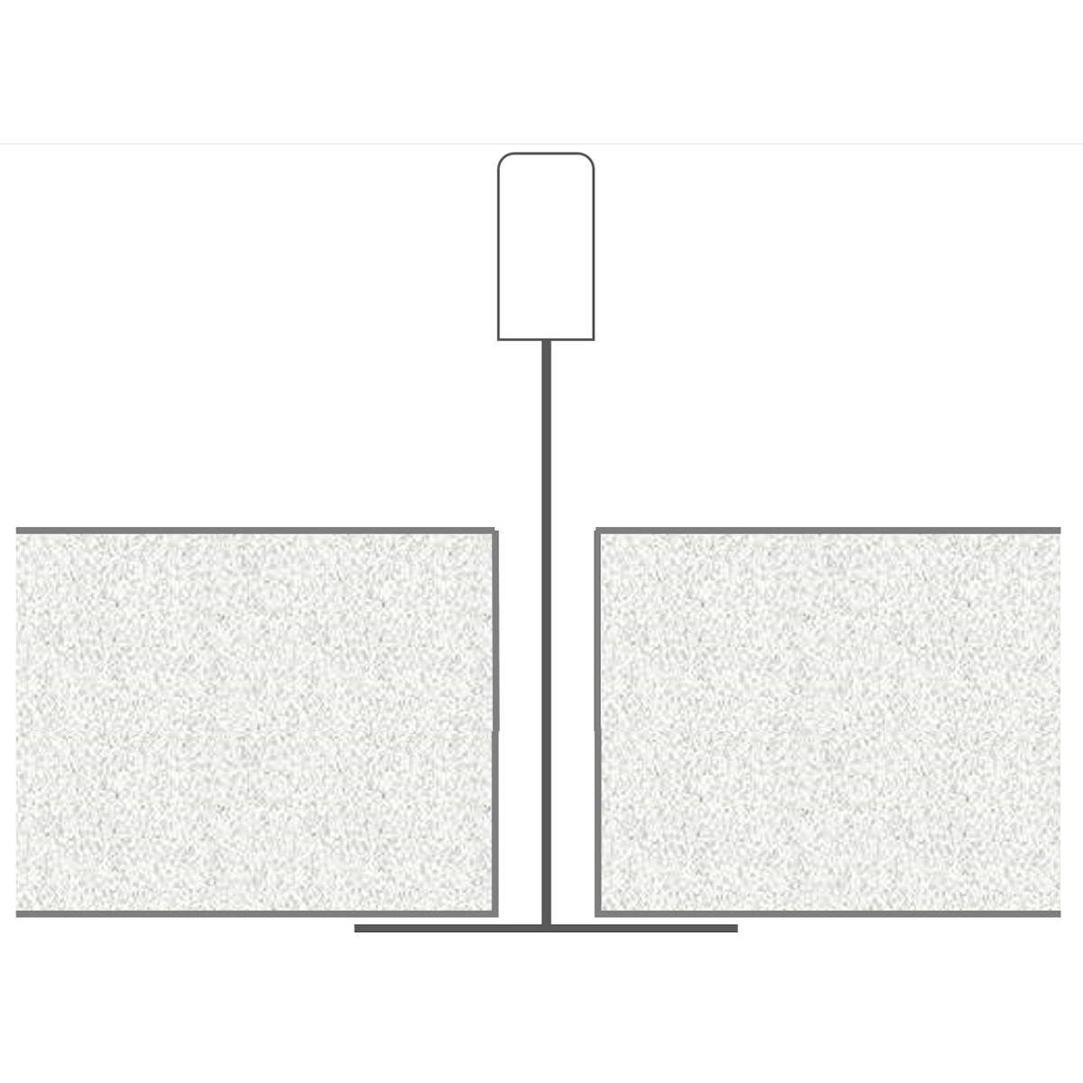 Foto de Placa de escayola "lisa" vista para techo desmontable 60x60 (caja 6 ud)