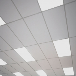 Plaster plate for continuous ceiling 100x60 (box 6 units)