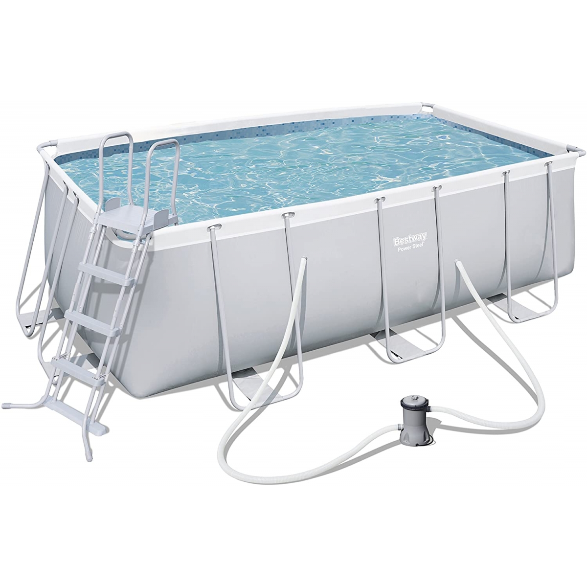 Power Steel Tubular Bestway Pool 412x201x122 - Bestway