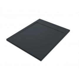 Plato de ducha rectangular 100x80 Andrómeda Stone Cover Antracita