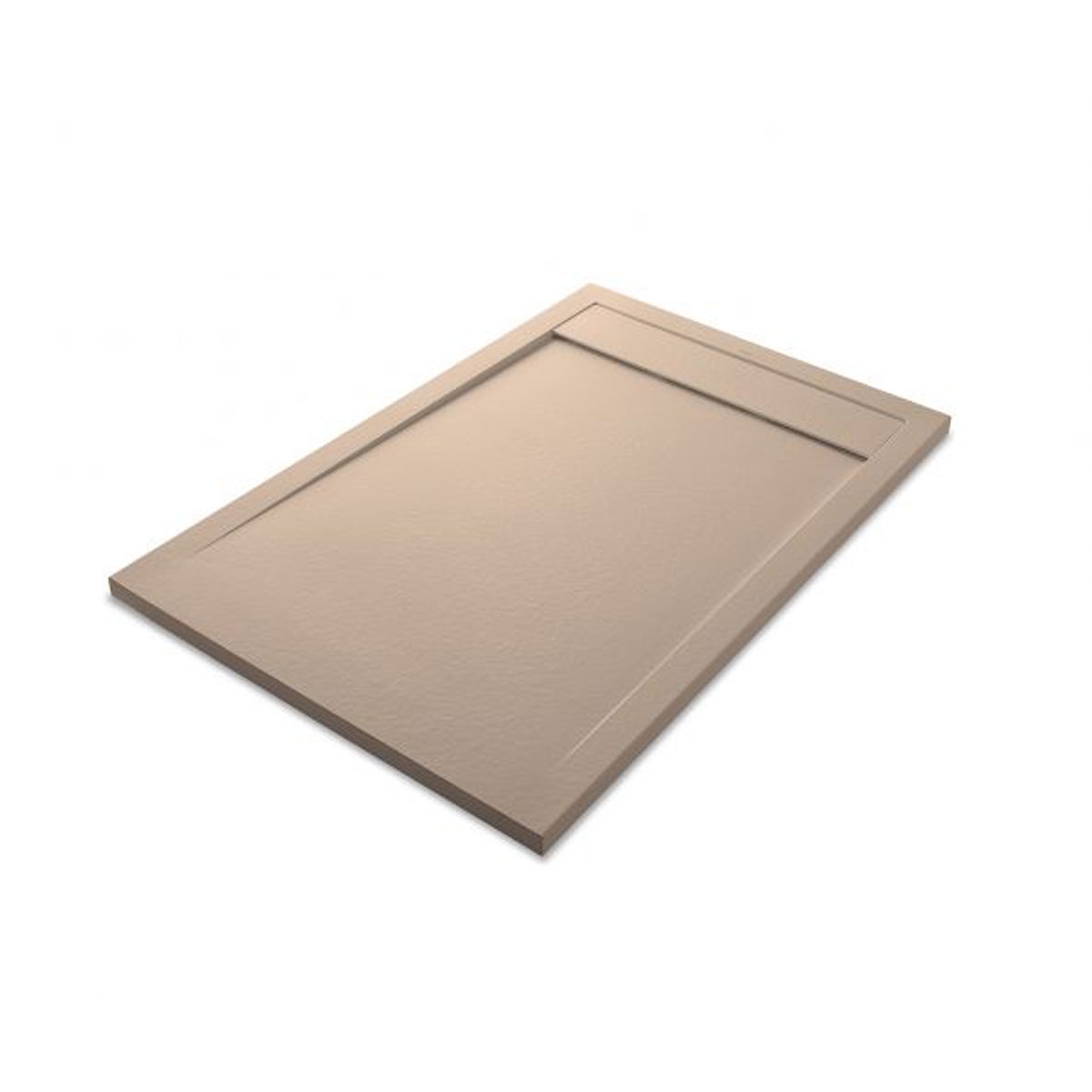 Base de duche retangular 120x80 Andromeda Stone Cover Cappuccino - McBath