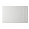 McBath - Plato de Ducha de Resina de 120 x 80 cm - Plato de ducha rectangular 120x80 Andrómeda Stone Cover Blanco