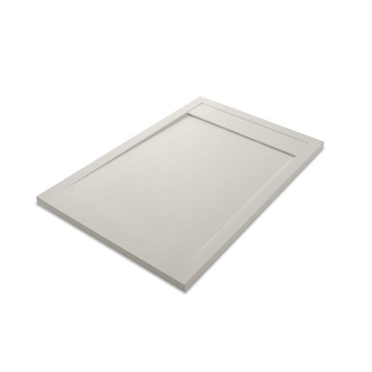 Rectangular shower tray 120x80 Andromeda Stone Cover Ivory - McBath