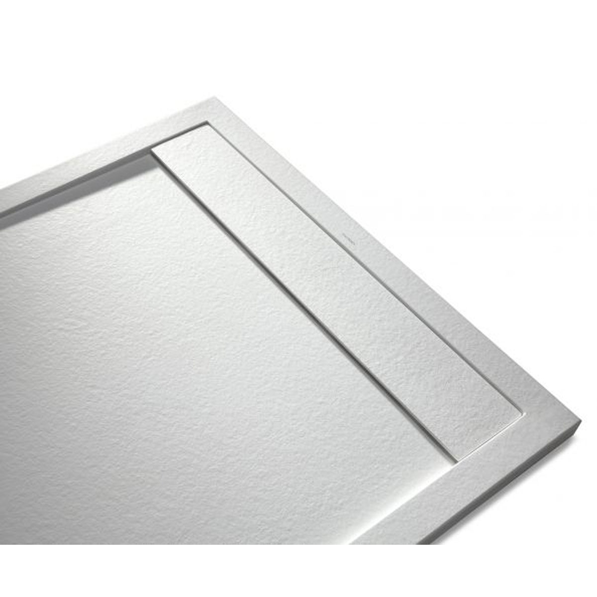 Resin Shower Trays McBath - Rectangular shower tray 120x80 Andromeda Stone Cover Pearl