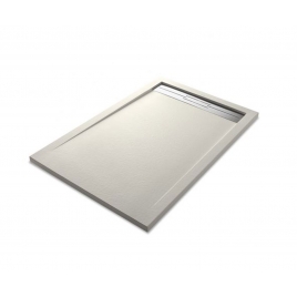 Plato de ducha rectangular 120x80 Andrómeda Stone Cover Nox R1 Beige