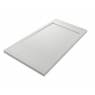 Rechteckige Duschschale 160x80 Andromeda Stone Cover Weiß - McBath