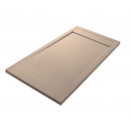Rechteckige Duschschale 160x80 Andromeda Stone Cover Cappuccino