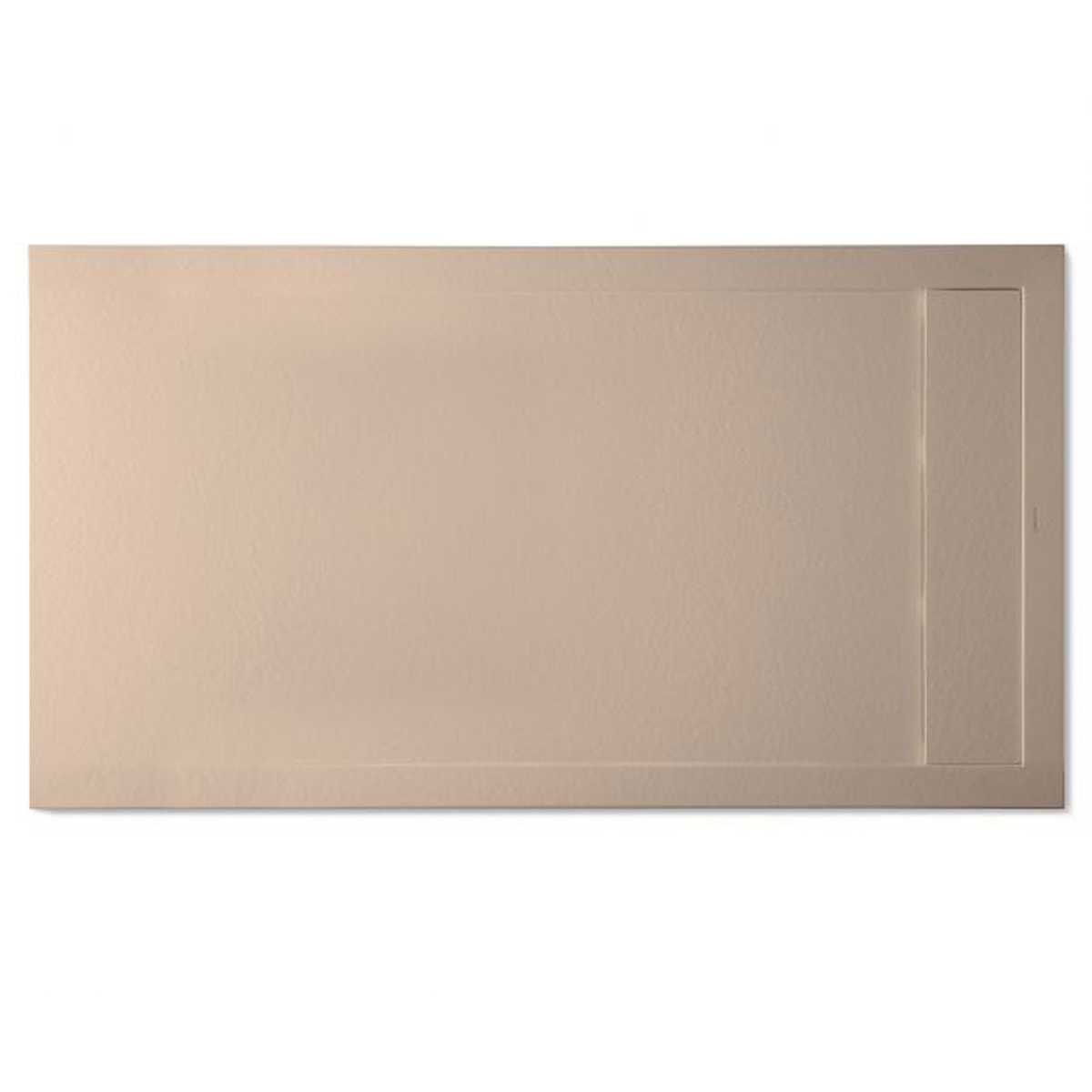 Andromède Couvercle en pierre rectangulaire Cappuccino 160x80 cm