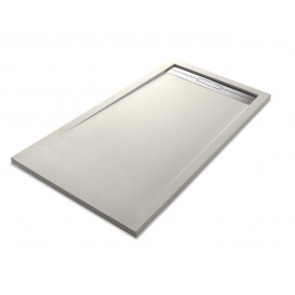 Base de duche retangular 160x80 Andromeda Stone Cover Nox R1 Bege