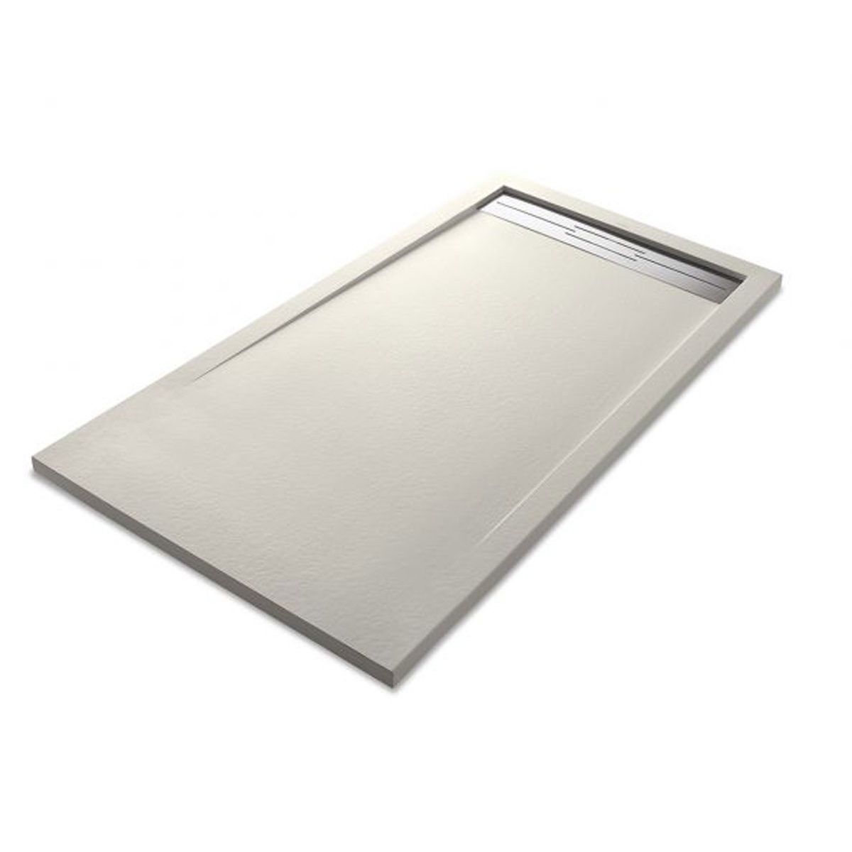 Base de duche retangular 160x80 Andromeda Stone Cover Nox R1 Bege - McBath