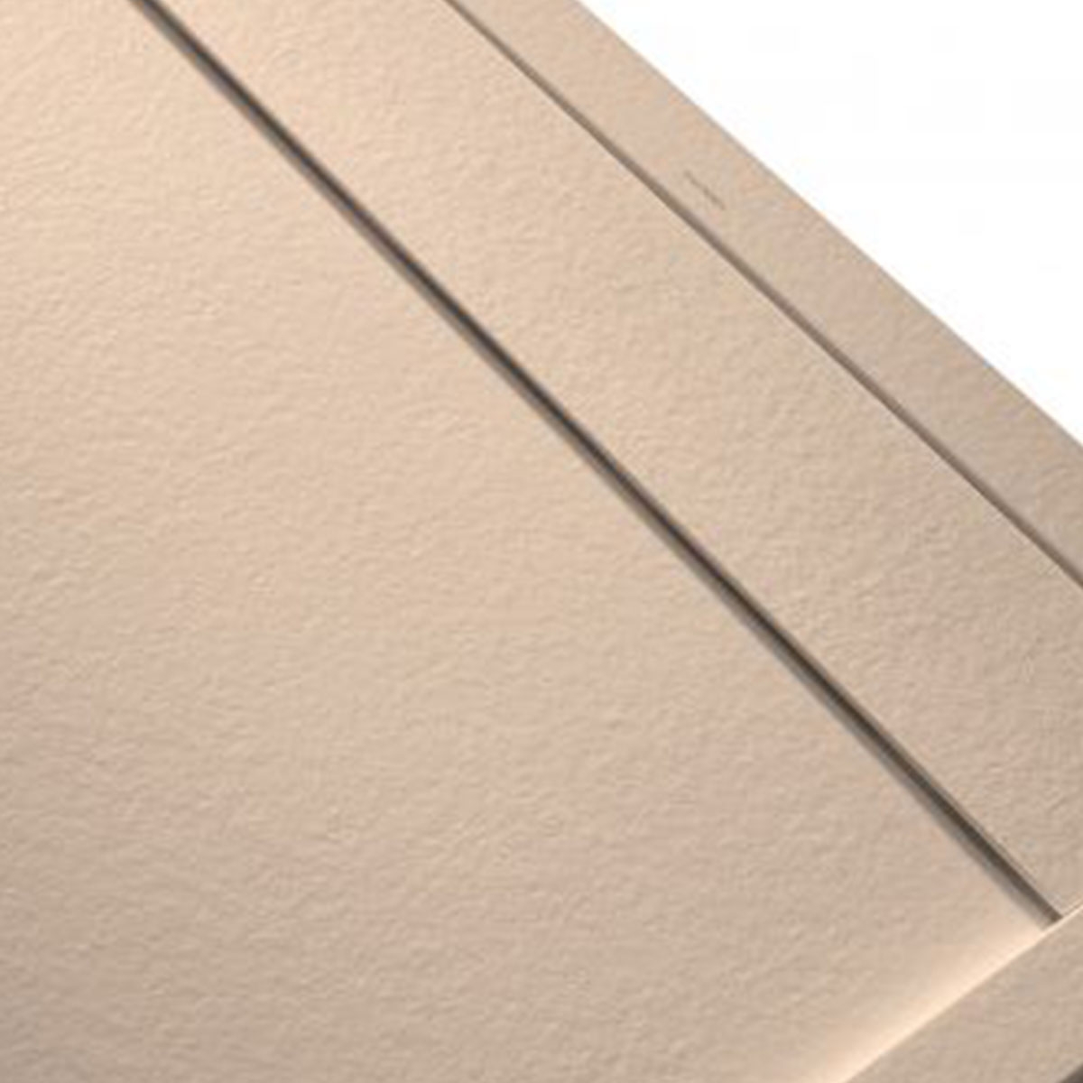 Foto de Plato de ducha rectangular 120x80 Andrómeda Stone Cover Cappuccino