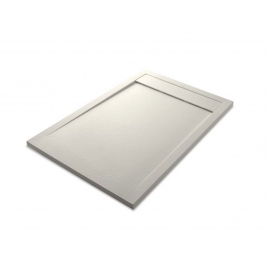 Rectangular Shower Tray 100x80 Andromeda Stone Cover Beige