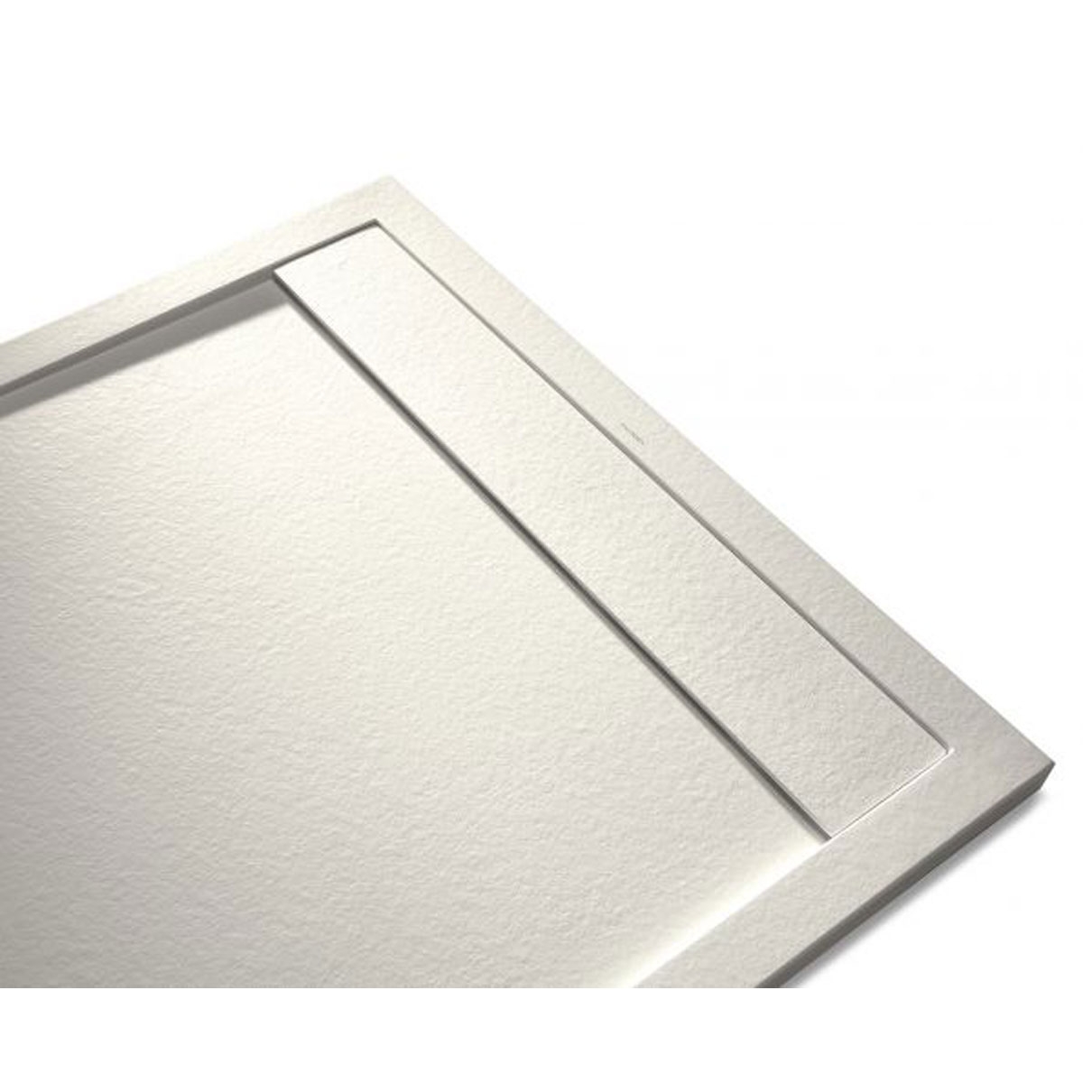 Harzduschbecken McBath – Rechteckige Duschwanne 100x80 Andromeda Stone Cover Beige