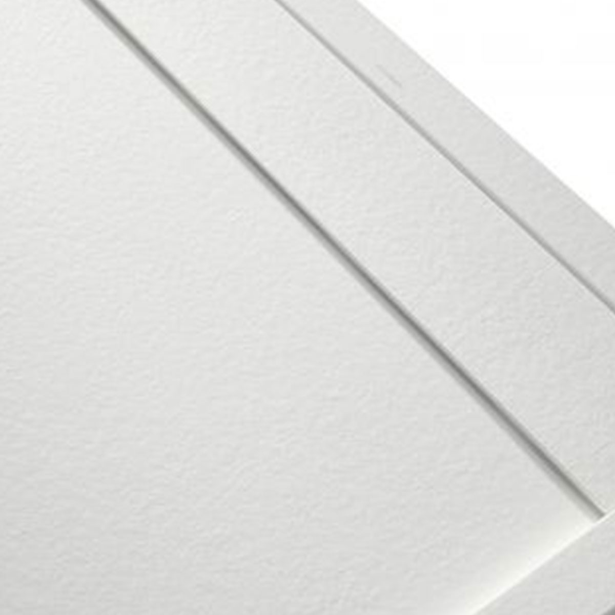 Photo de Receveur de douche rectangulaire 100x80 Andromeda Stone Cover Blanc