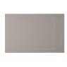 McBath - Plato de Ducha de Resina de 100 x 80 cm - Plato de ducha rectangular 100x80 Andrómeda Stone Cover Fango