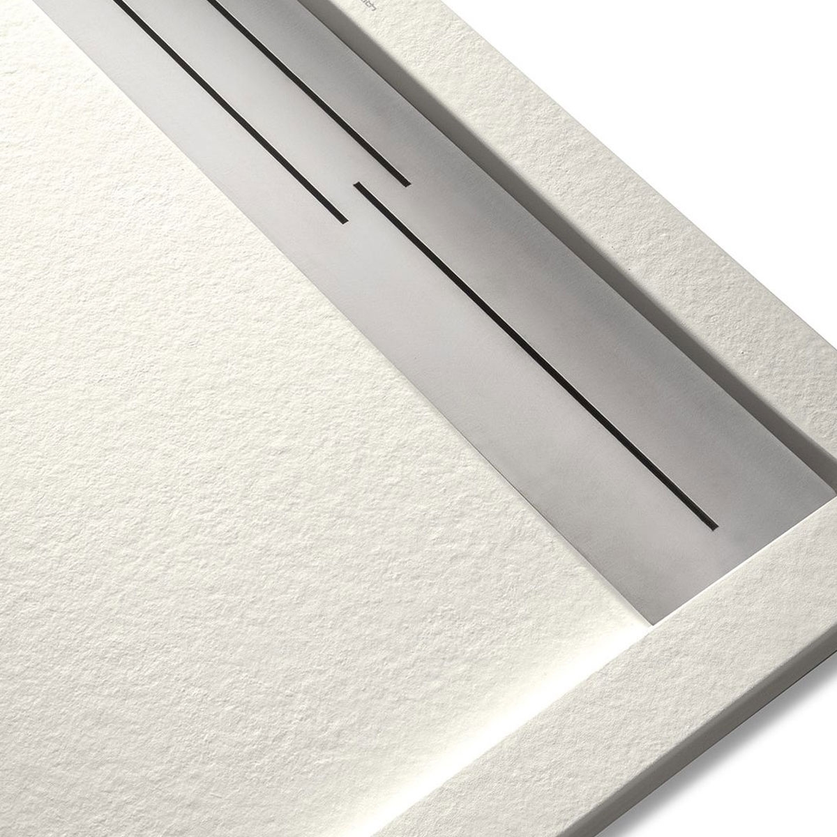 Foto de Plato de ducha rectangular 100x80 Andrómeda Stone Cover Nox R1 Beige