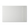 Plato de ducha rectangular 140x80 Andrómeda Stone Cover Blanco
