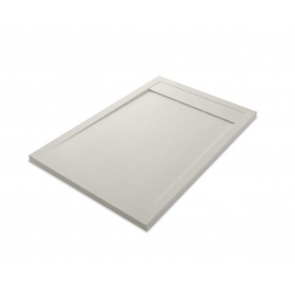 Plato de ducha rectangular 140x80 Andrómeda Stone Cover Marfil
