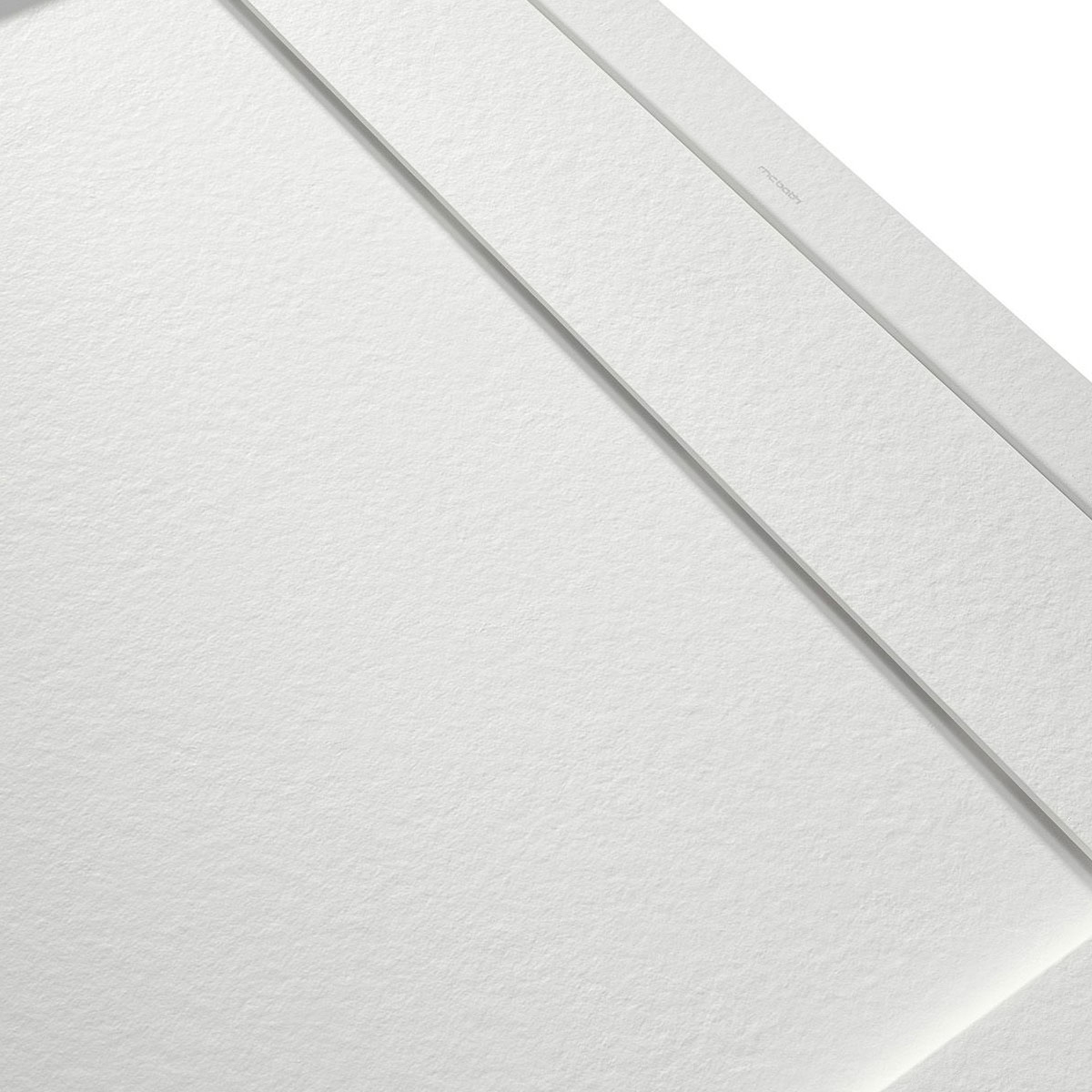 Foto da base de duche retangular 160x80 Andromeda Stone Cover Branco