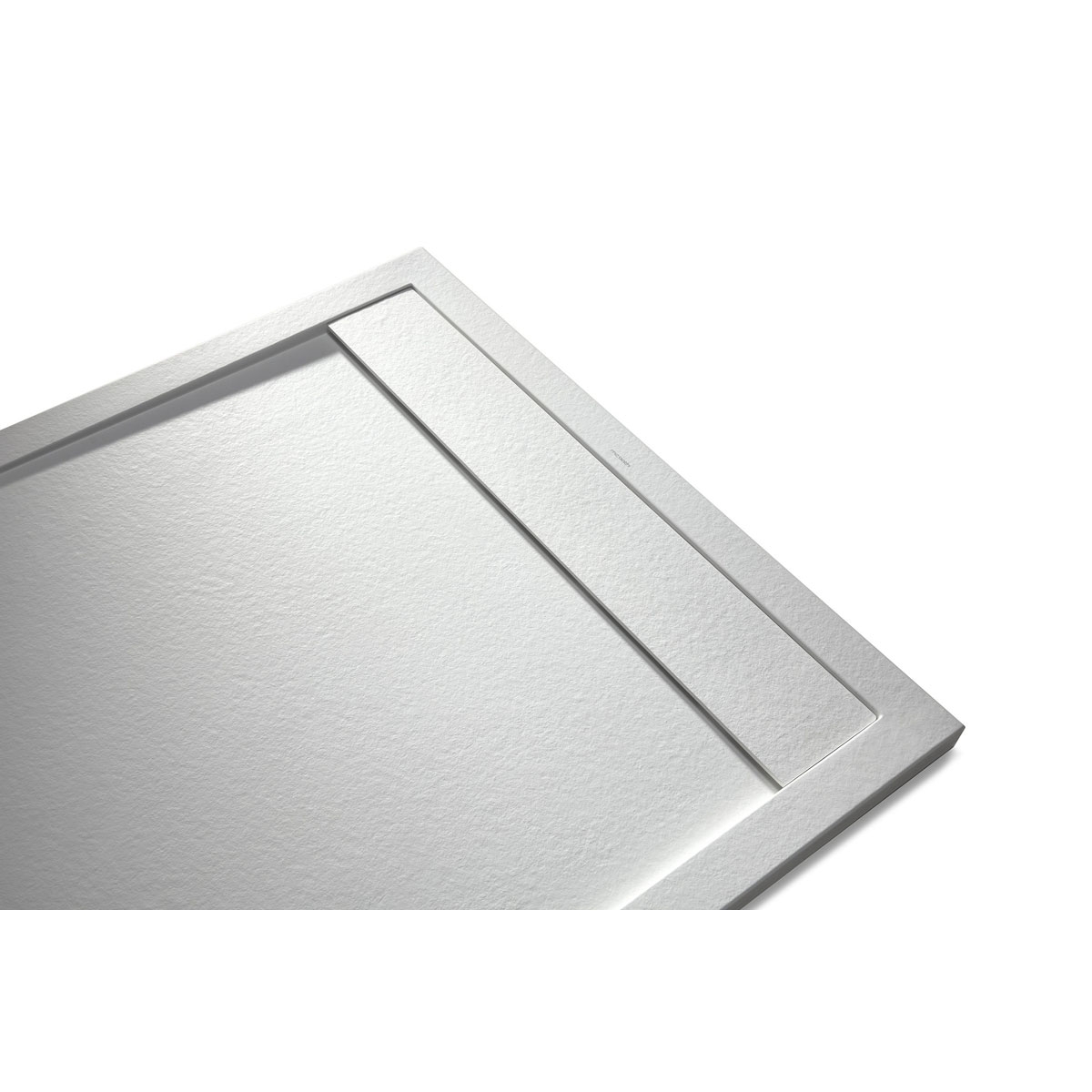 Resin Shower Trays McBath - Rectangular shower tray 160x80 Andromeda Stone Cover Pearl