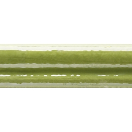 Calábria Pistache Moldagem 5x15 cm (Caixa de 10 unidades)