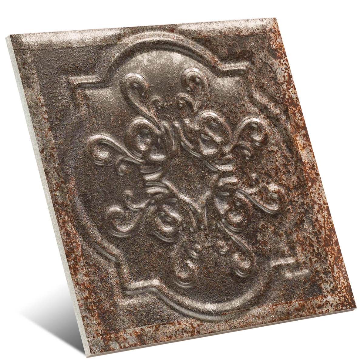 Tin Tile RUSTY NERO 20X20-1