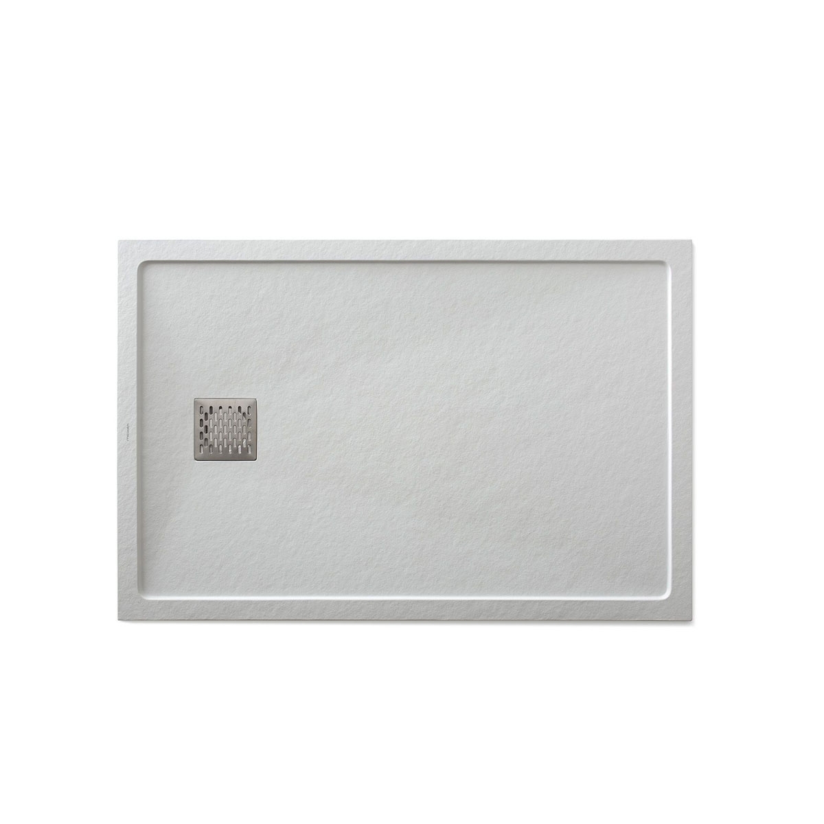 Foto da base de duche retangular 120x80 Ares Stone Nox Pearl