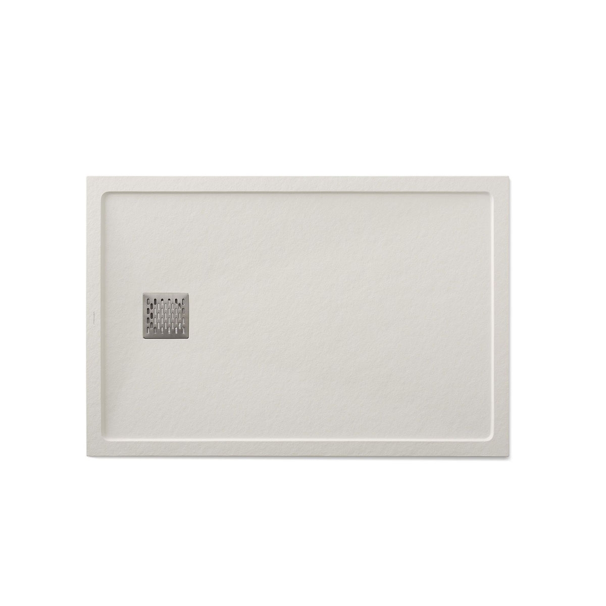 Foto von rechteckigem Duschbecken 120x80 Ares Stone Nox Ivory