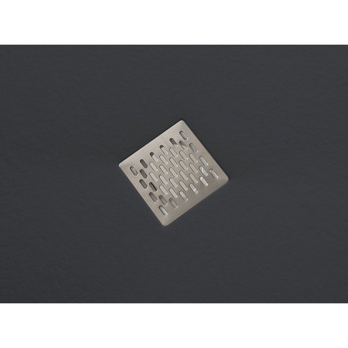 Platos de Ducha de Resina McBath - Plato de ducha rectangular 120x80 Ares Stone Nox Grafito