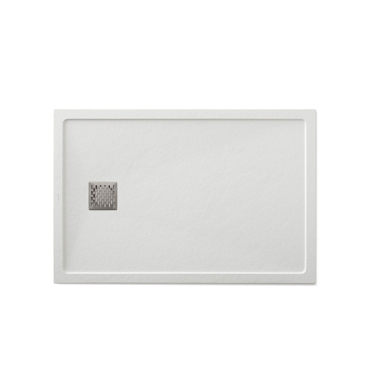 Foto der rechteckigen Duschschale 120x80 Ares Stone Nox White