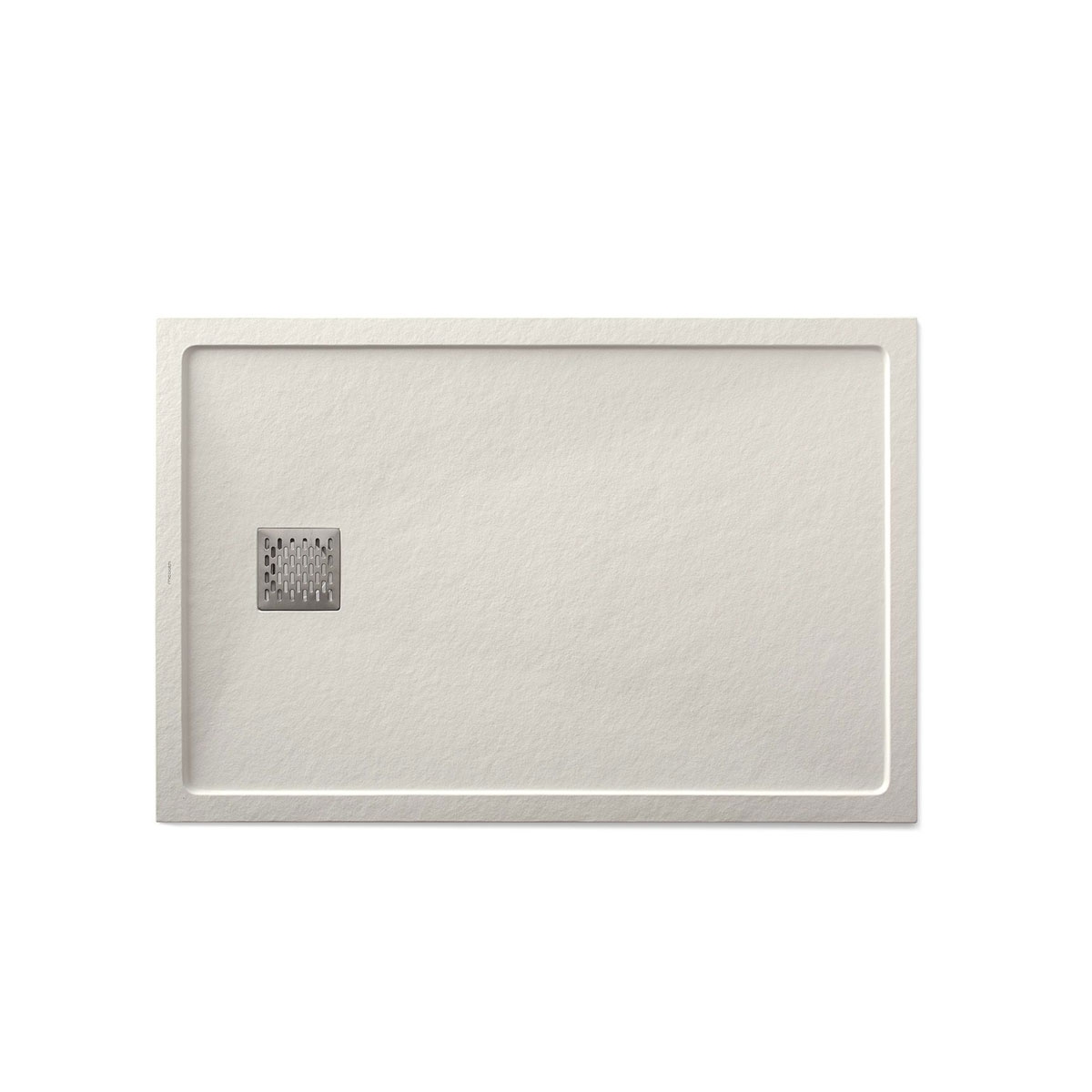 Foto da base de duche retangular 120x80 Ares Stone Nox bege