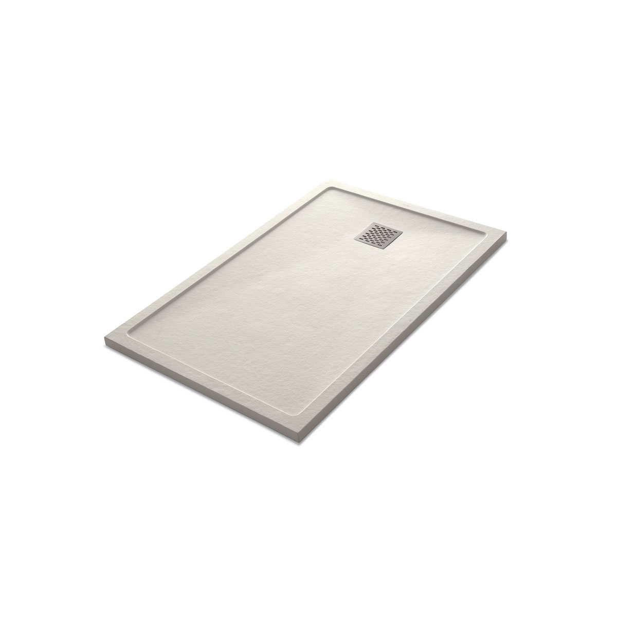Rechteckige Duschwanne 120x80 Ares Stone Nox Beige - McBath