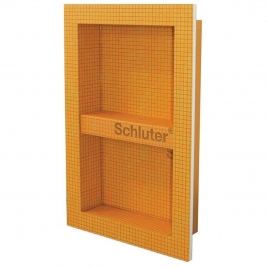 Hornacina rectangular con estante para baño prefabricada de 305x508x89 cm